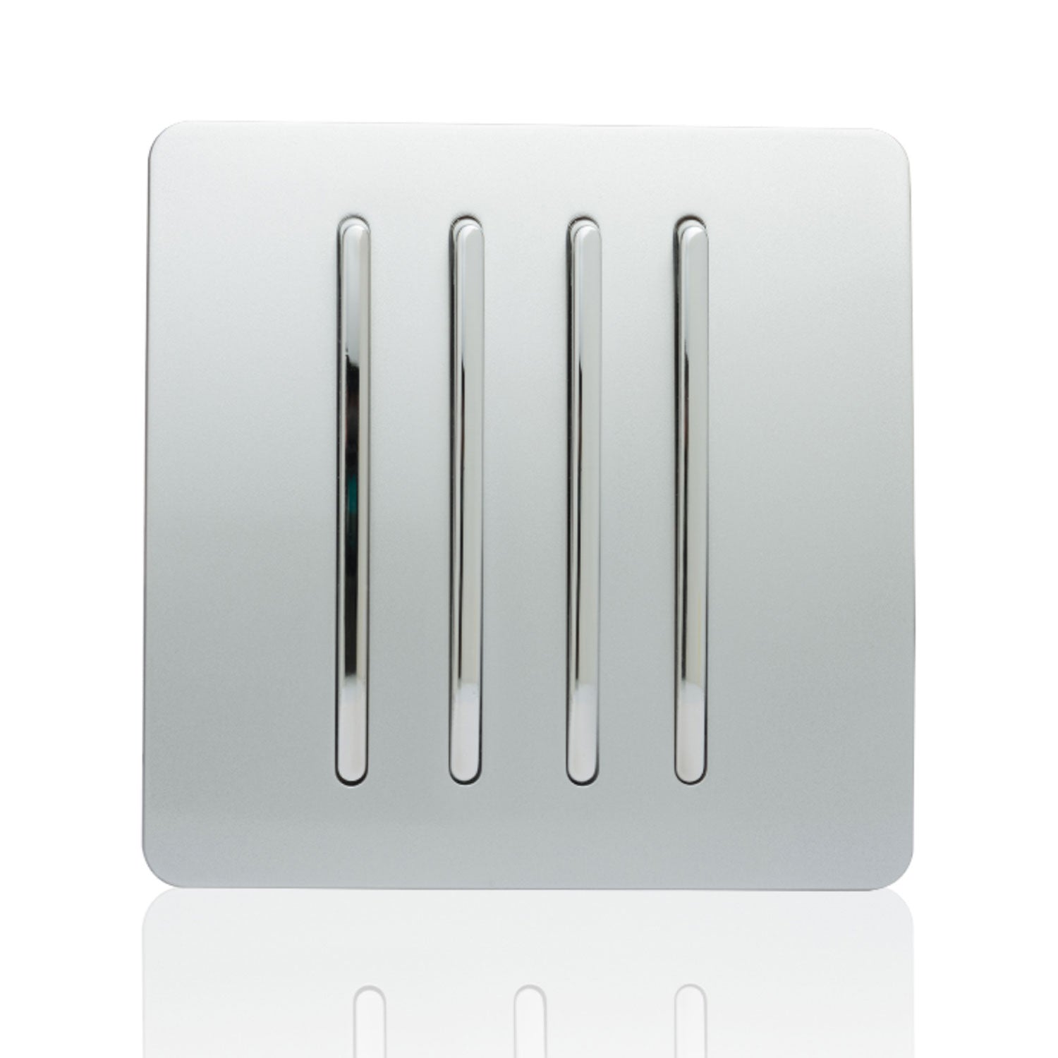 Trendiswitch - Trendi 4 gang Light Switch Single Plate - Luminosity Designs Ltd