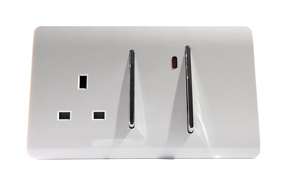 Trendiswitch - Trendi 45A Switch & 13A socket - Luminosity Designs Ltd