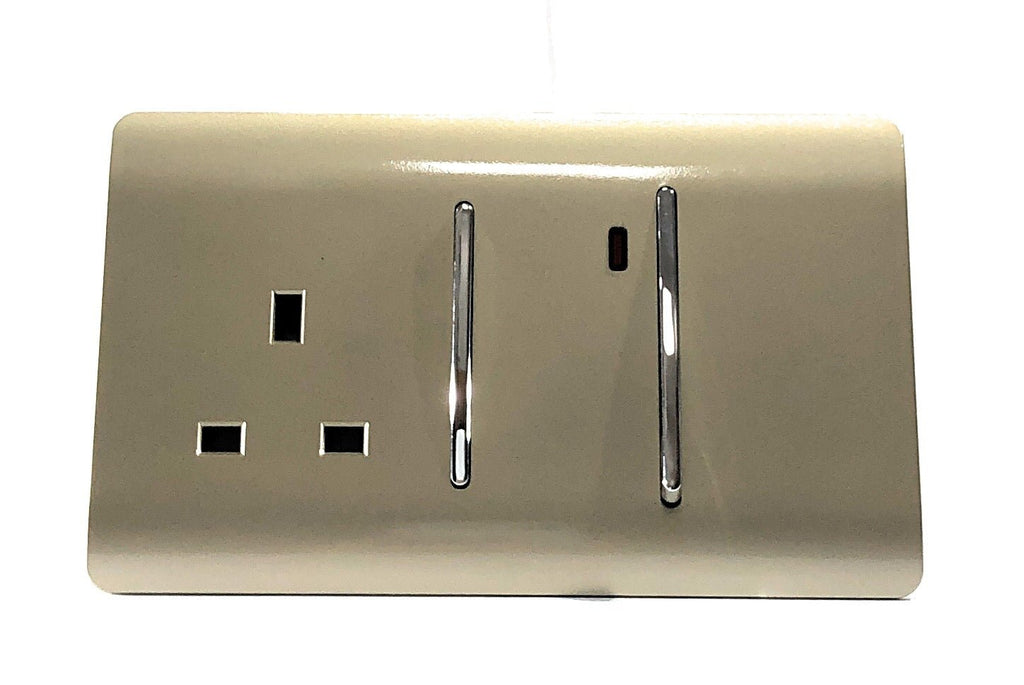 Trendiswitch - Trendi 45A Switch & 13A socket - Luminosity Designs Ltd