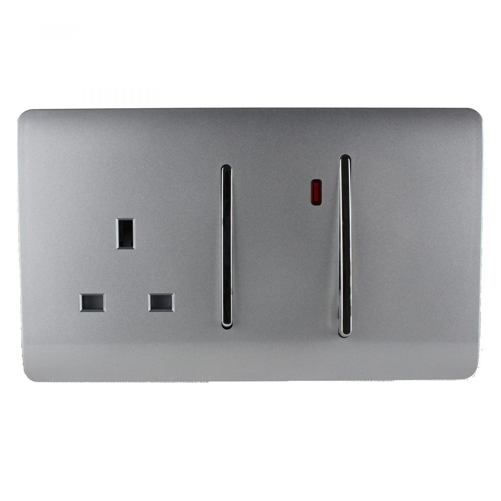 Trendiswitch - Trendi 45A Switch & 13A socket - Luminosity Designs Ltd