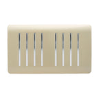 Trendiswitch - Trendi 8G 2 Way Light Switch - Luminosity Designs Ltd