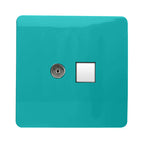 Trendiswitch - Trendi Co - Ax TV and RJ11 Telephone Socket - Luminosity Designs Ltd