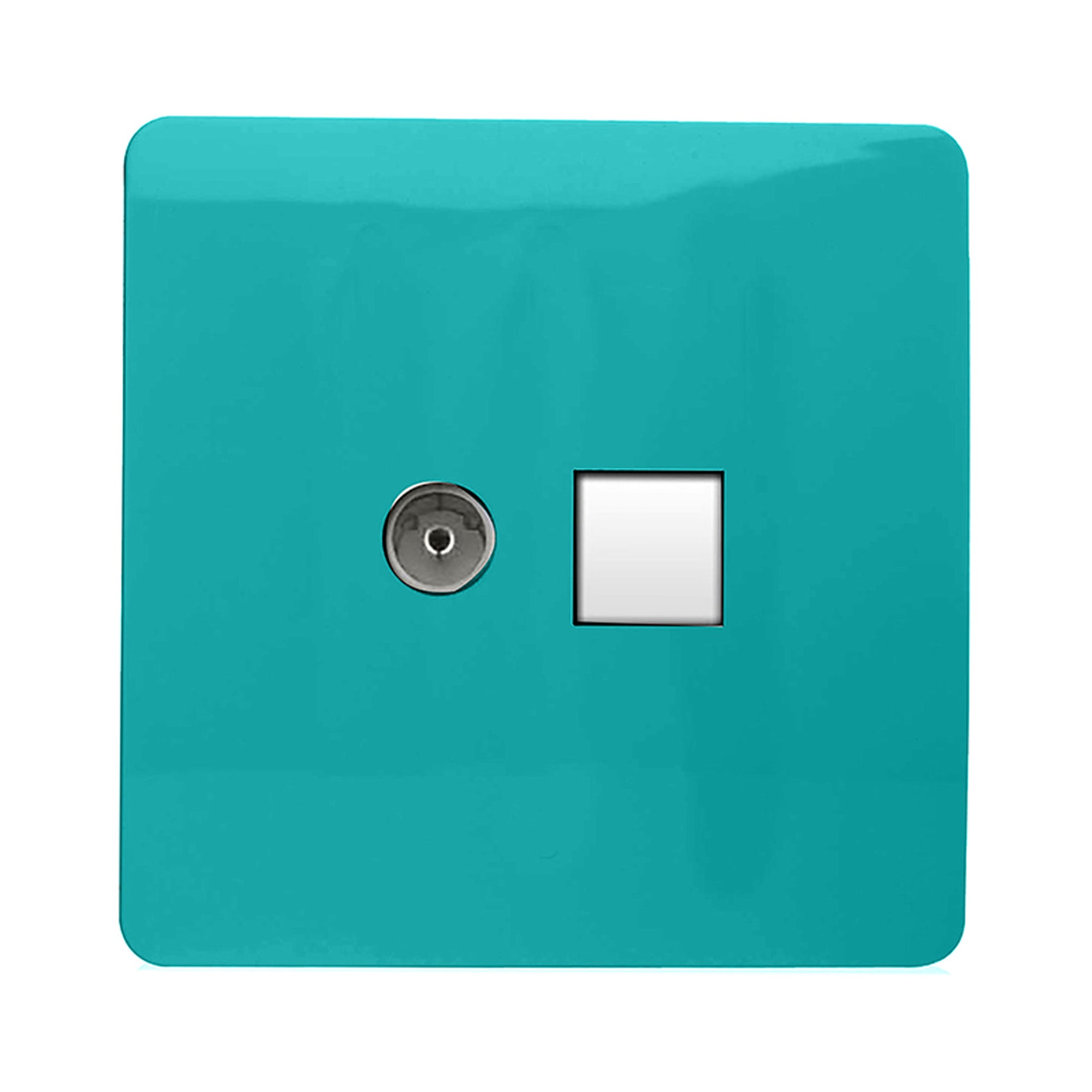 Trendiswitch - Trendi Co - Ax TV and RJ11 Telephone Socket - Luminosity Designs Ltd