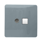 Trendiswitch - Trendi Co - Ax TV and RJ11 Telephone Socket - Luminosity Designs Ltd