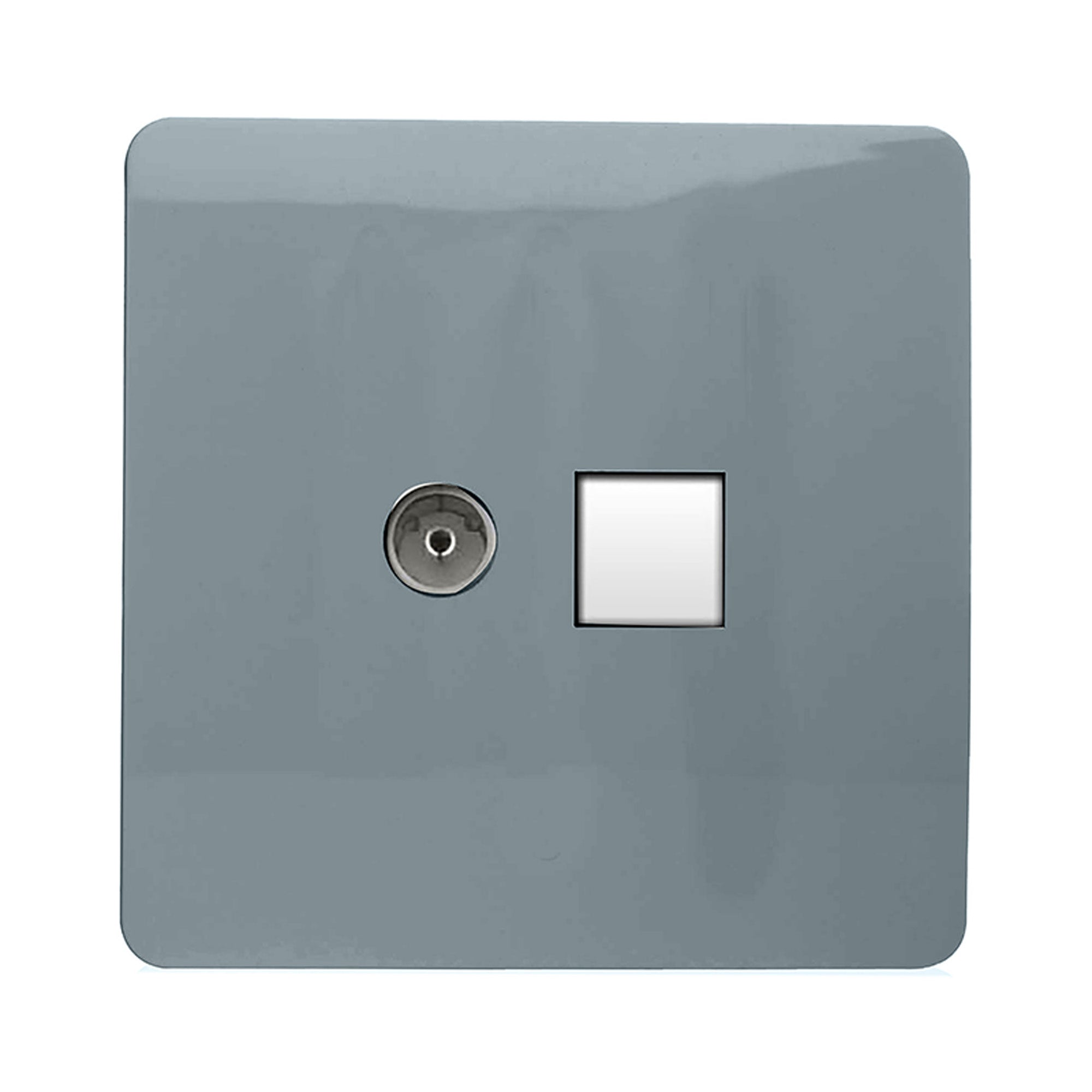 Trendiswitch - Trendi Co - Ax TV and RJ11 Telephone Socket - Luminosity Designs Ltd