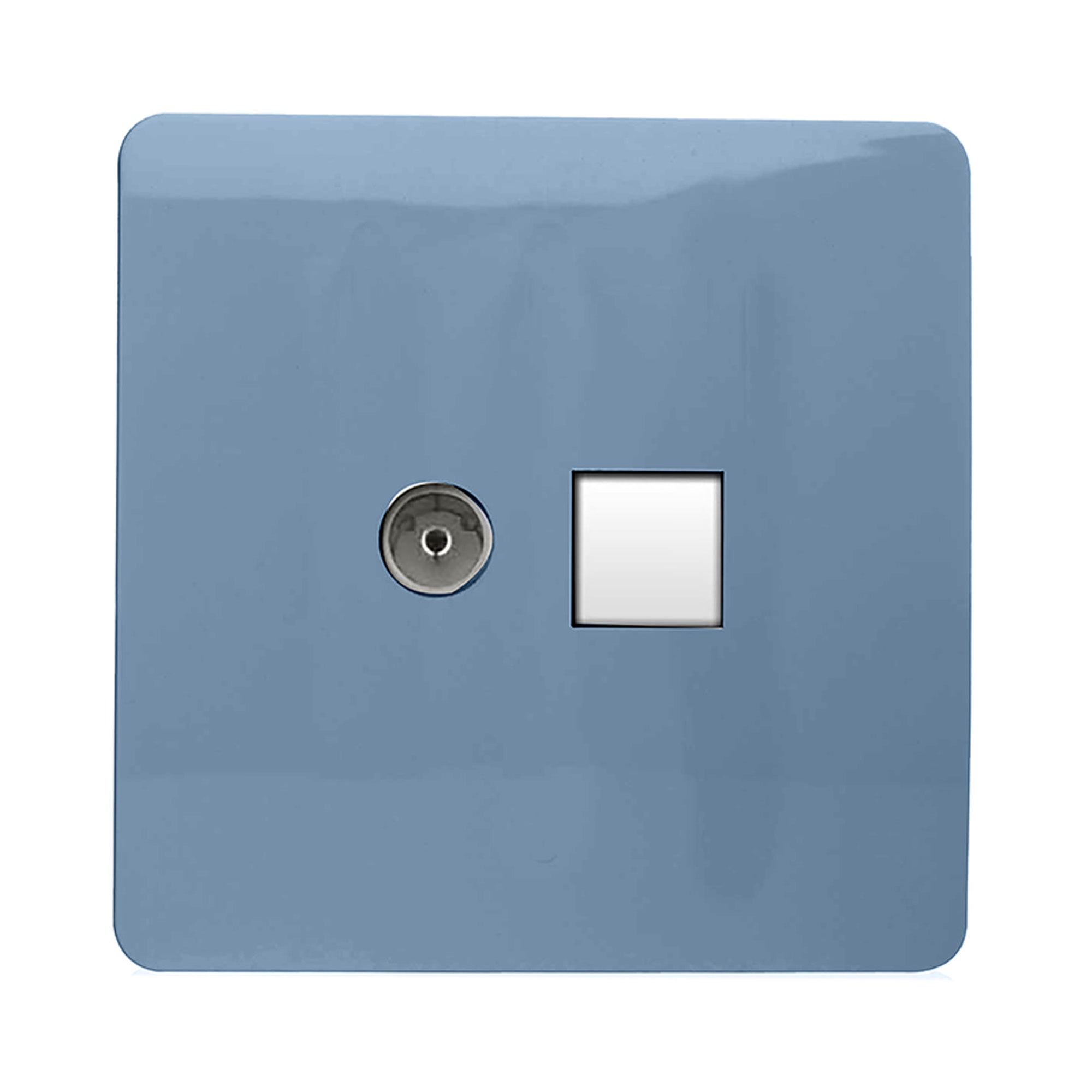 Trendiswitch - Trendi Co - Ax TV and RJ11 Telephone Socket - Luminosity Designs Ltd