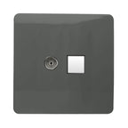 Trendiswitch - Trendi Co - Ax TV and RJ11 Telephone Socket - Luminosity Designs Ltd