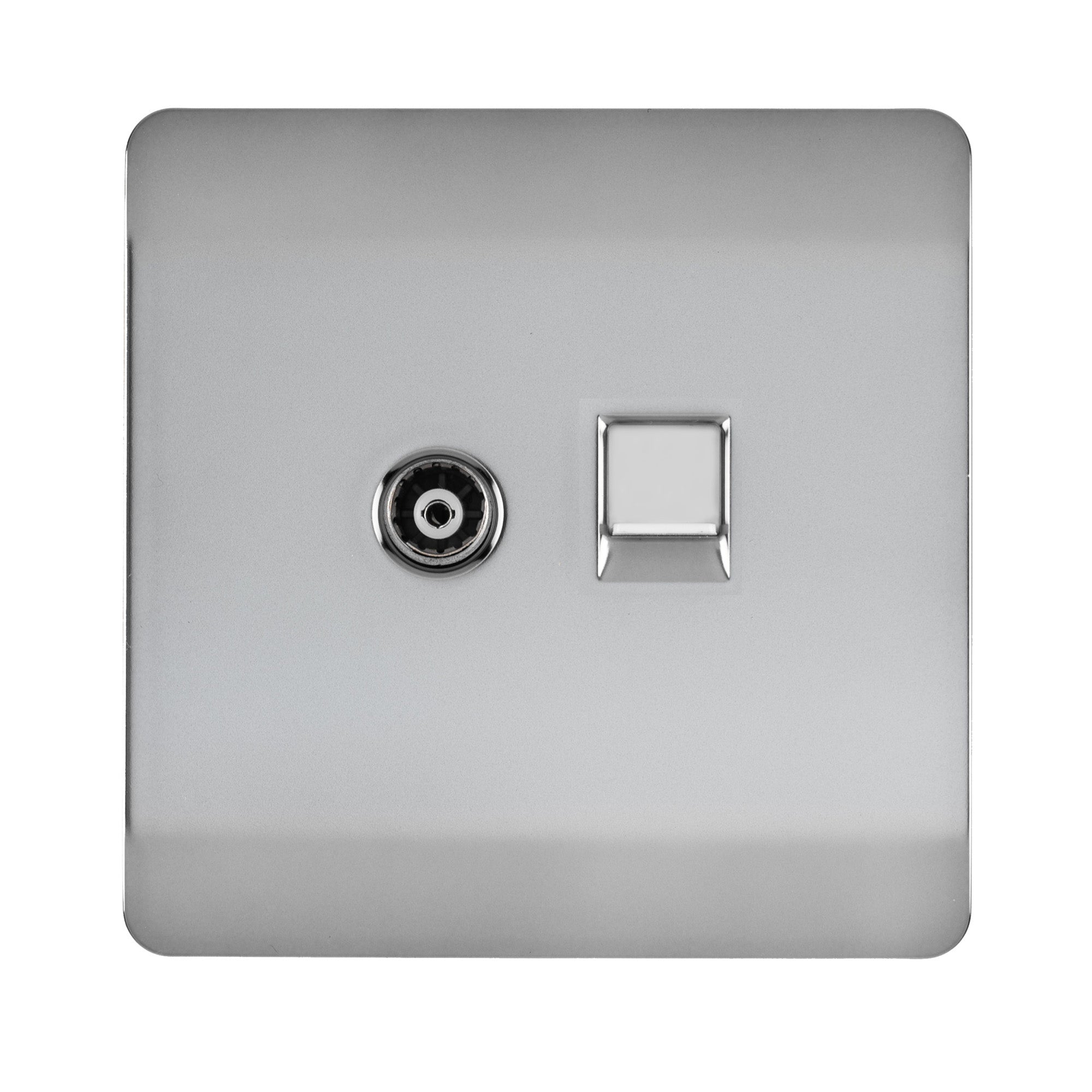 Trendiswitch - Trendi Co - Ax TV and RJ11 Telephone Socket - Luminosity Designs Ltd