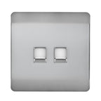 Trendiswitch - Trendi R45 cat 5/6 Twin Data Outlet Socket - PC Ethernet - Luminosity Designs Ltd