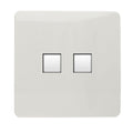 Trendiswitch - Trendi R45 cat 5/6 Twin Data Outlet Socket - PC Ethernet - Luminosity Designs Ltd