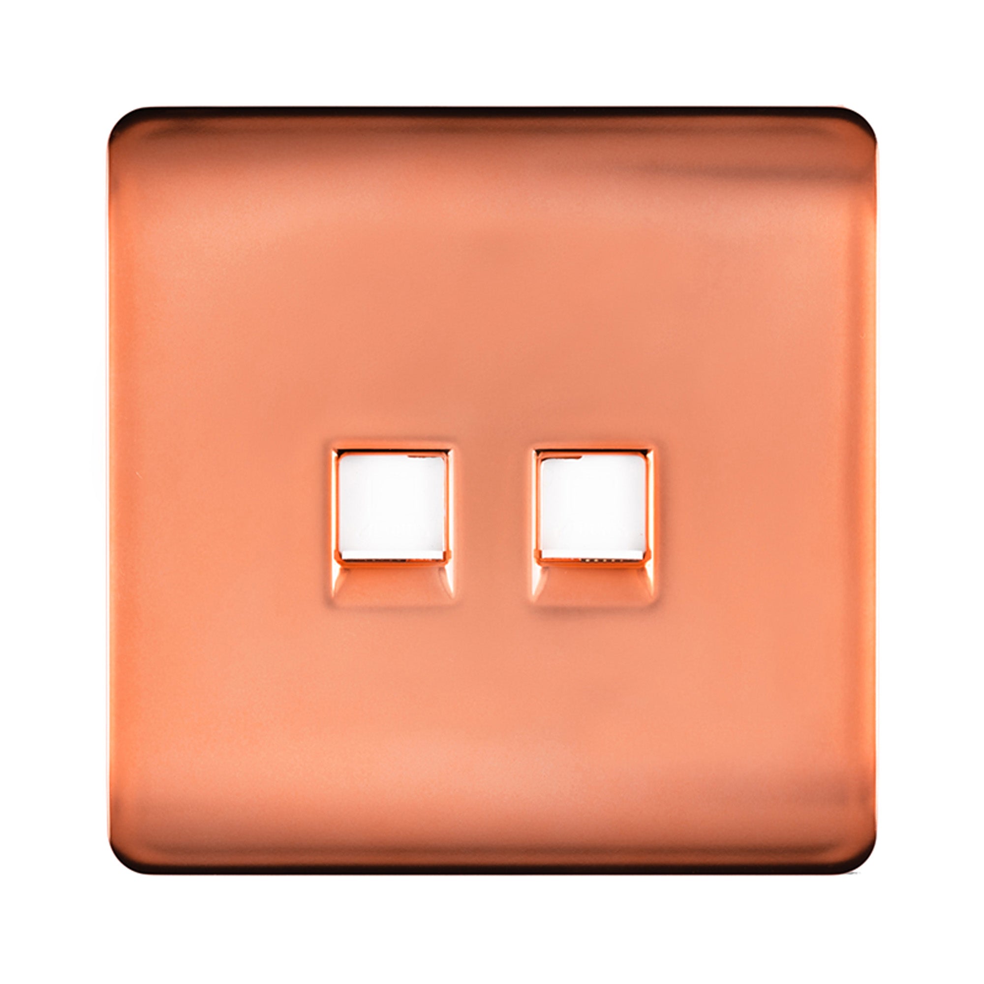 Trendiswitch - Trendi RJ11 Double Telephone Socket - Luminosity Designs Ltd