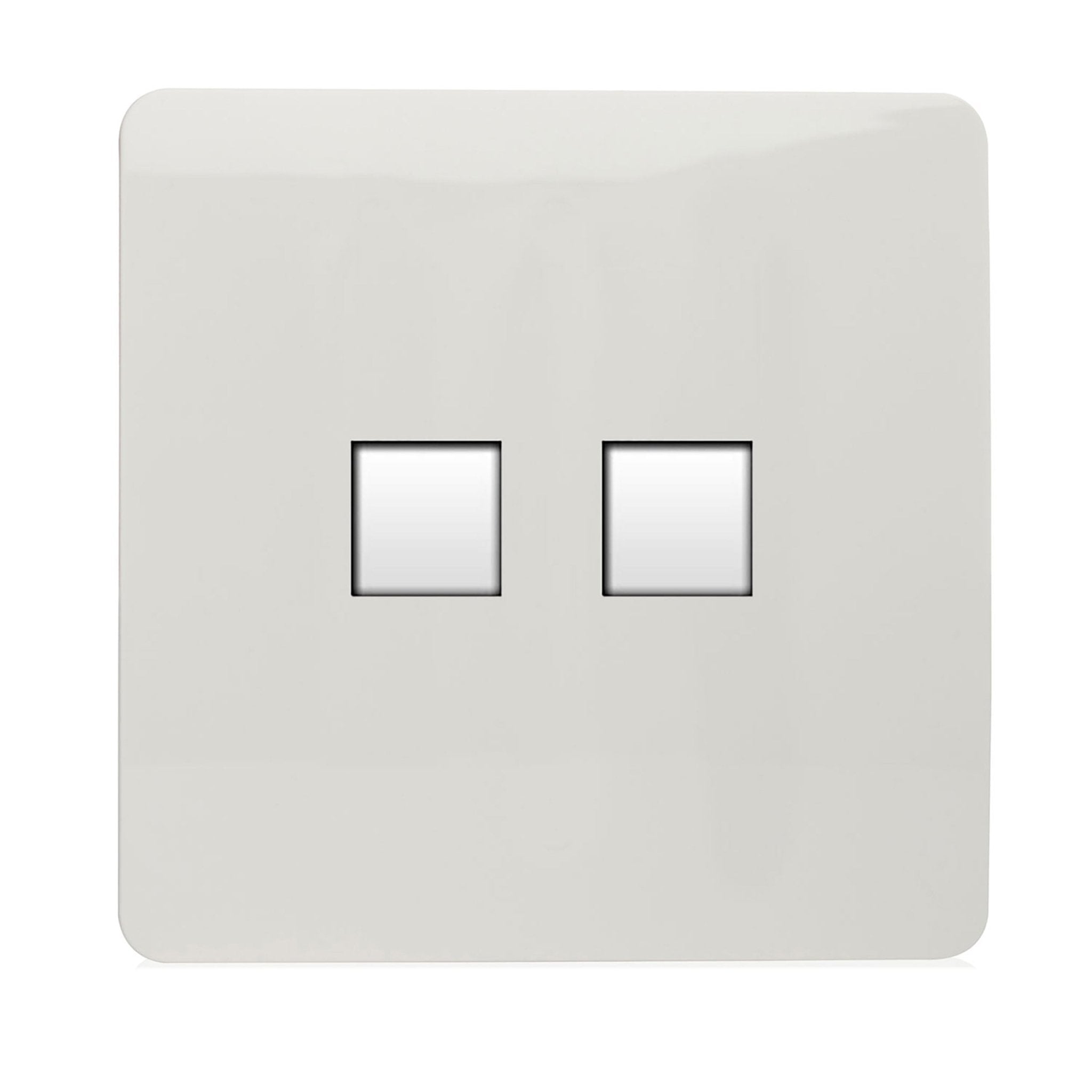 Trendiswitch - Trendi RJ11 Double Telephone Socket - Luminosity Designs Ltd