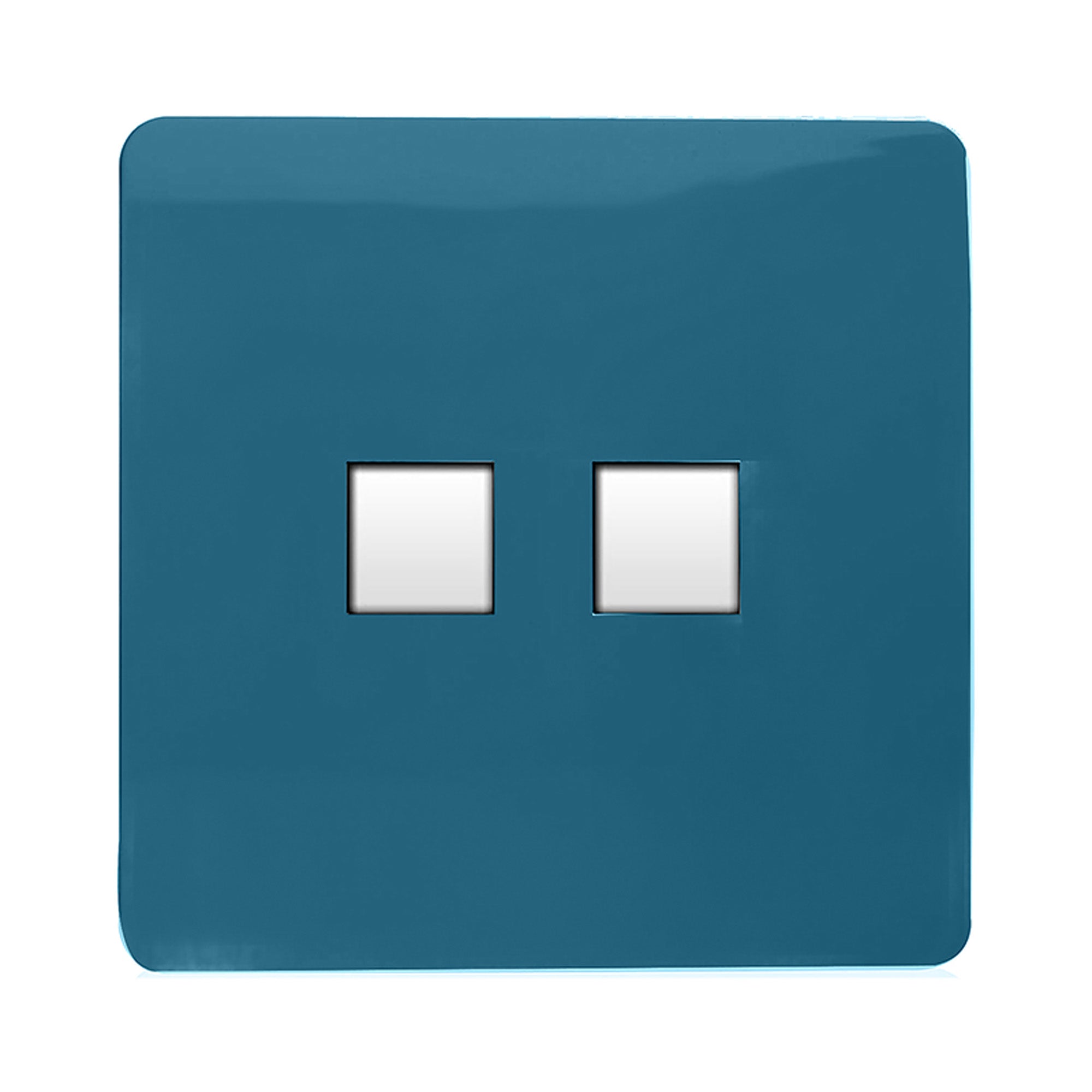 Trendiswitch - Trendi RJ11 Double Telephone Socket - Luminosity Designs Ltd