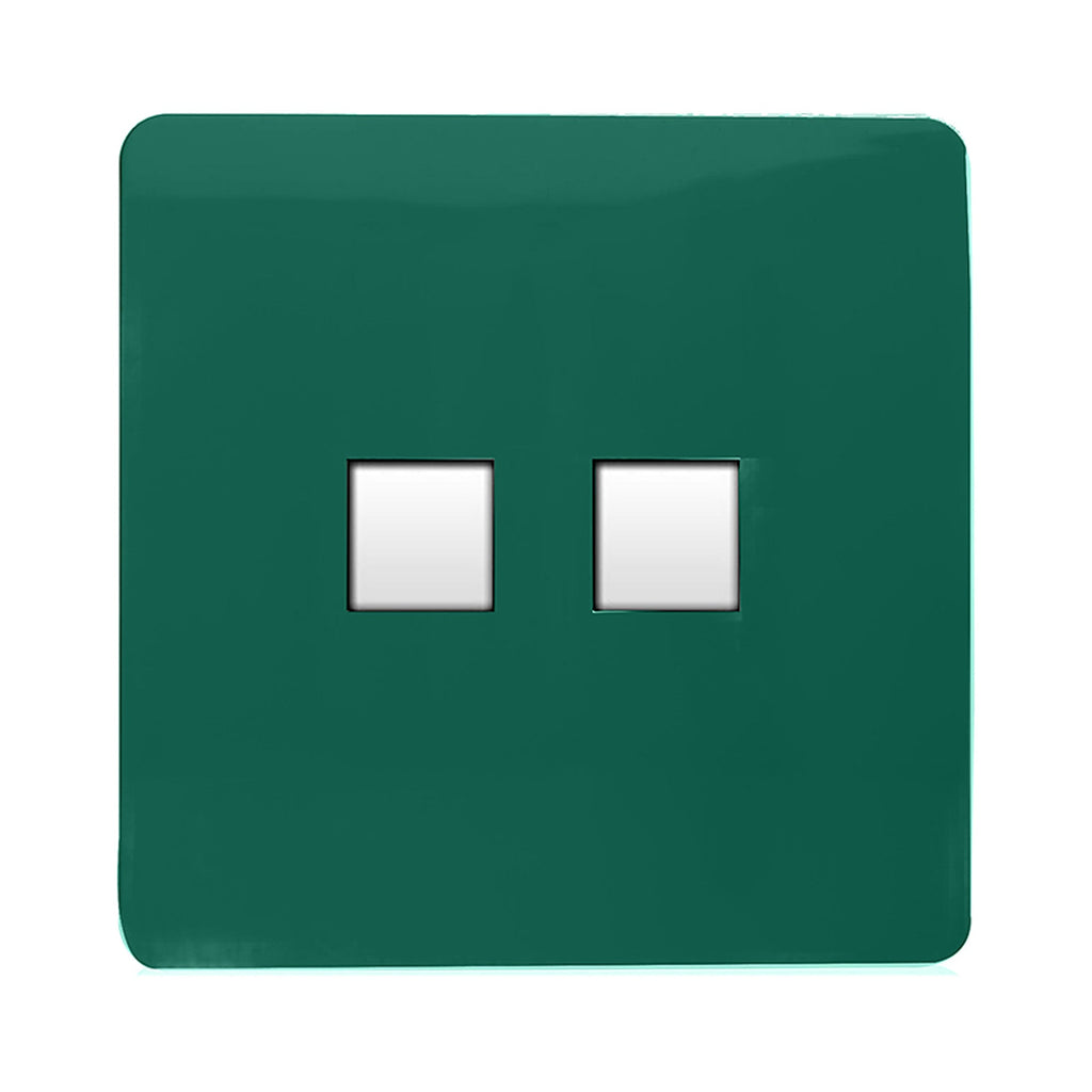 Trendiswitch - Trendi RJ11 Double Telephone Socket - Luminosity Designs Ltd