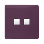 Trendiswitch - Trendi RJ11 Double Telephone Socket - Luminosity Designs Ltd