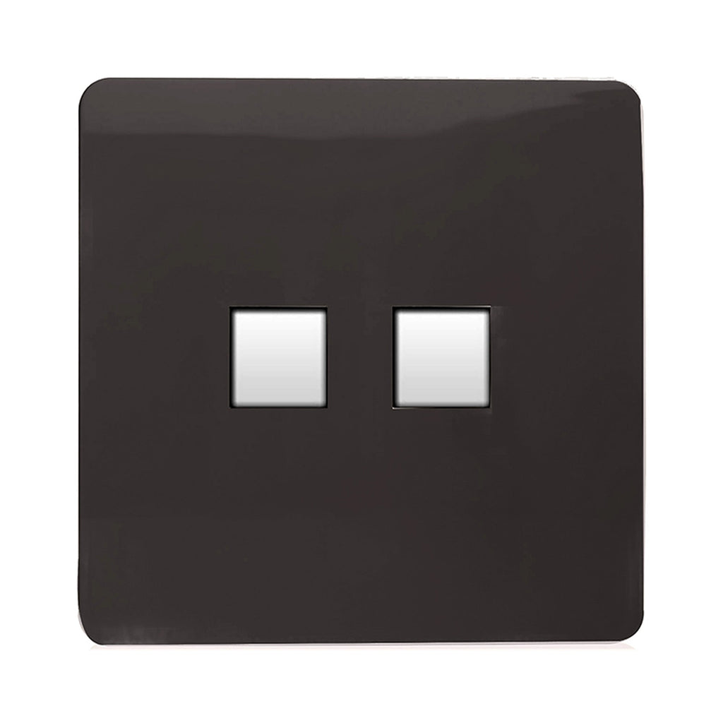 Trendiswitch - Trendi RJ11 Double Telephone Socket - Luminosity Designs Ltd