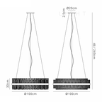 Luminosity Designs - Triton XXL Round Pendant - Luminosity Designs Ltd