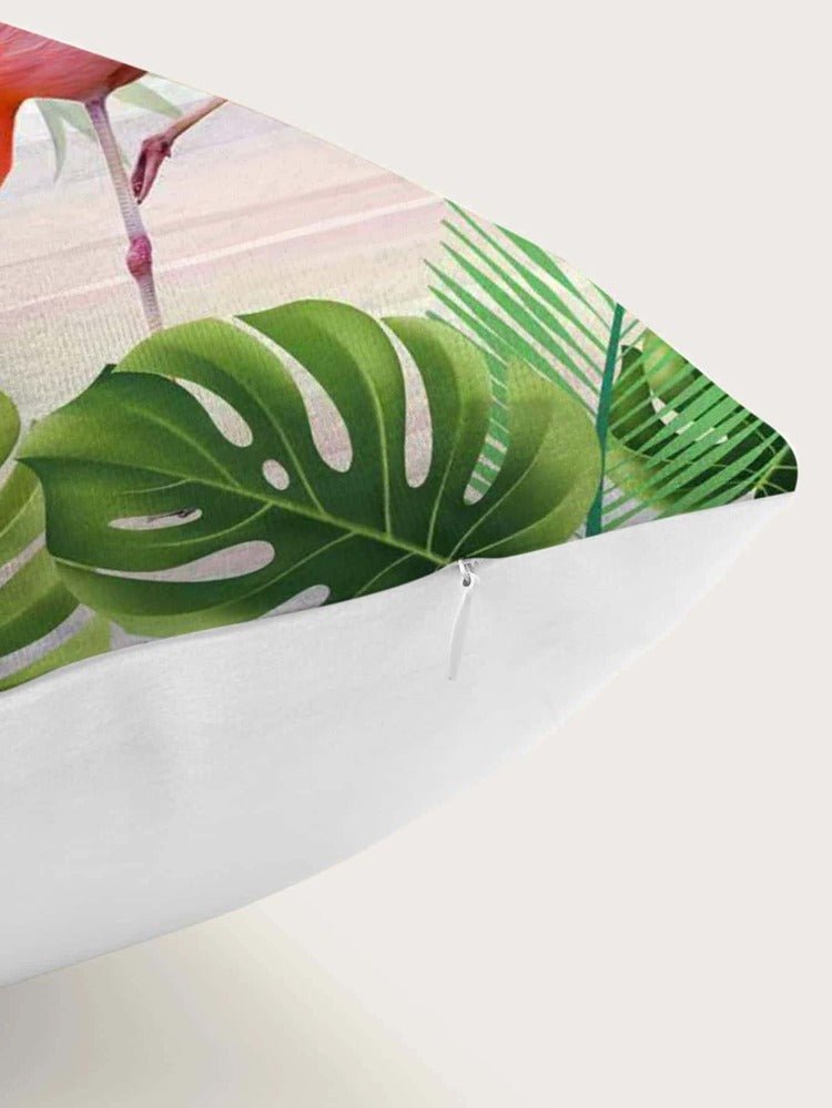 Luminosity Designs - Tropical Flamingos Couch Cushion - Luminosity Designs Ltd