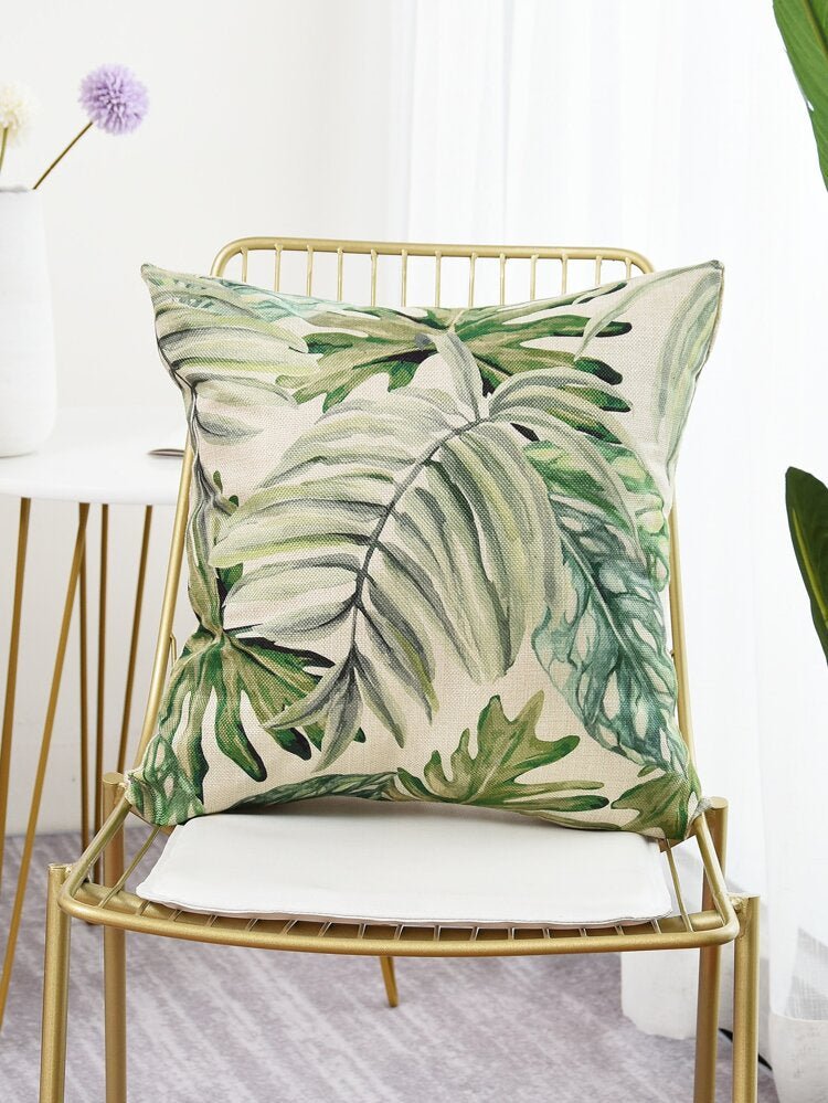 Luminosity Designs - Tropical Palm Leaf Heavy Patio Cushion - Luminosity Designs Ltd