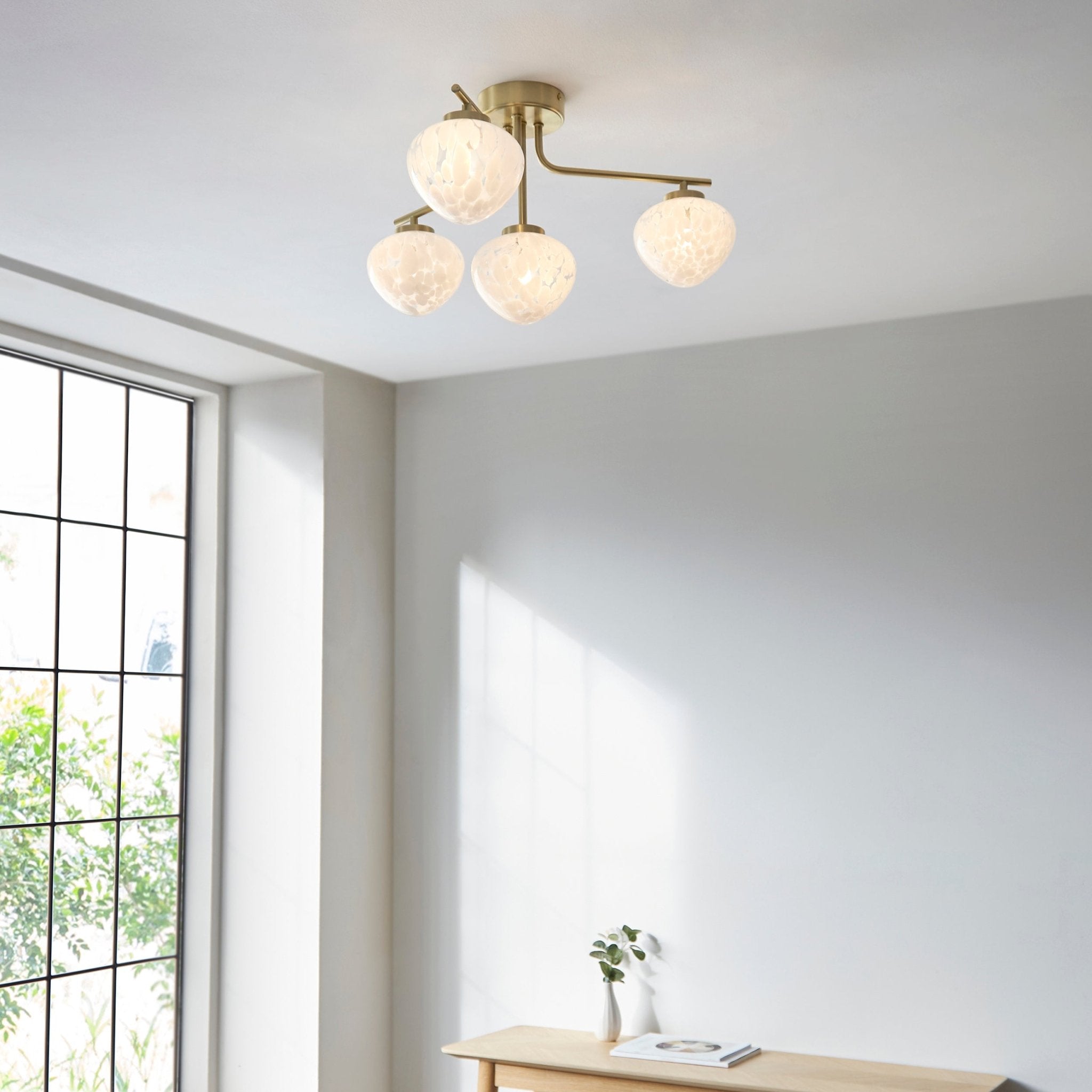 Luminosity Designs - Venice 4 Light Semi Flush - Luminosity Designs Ltd