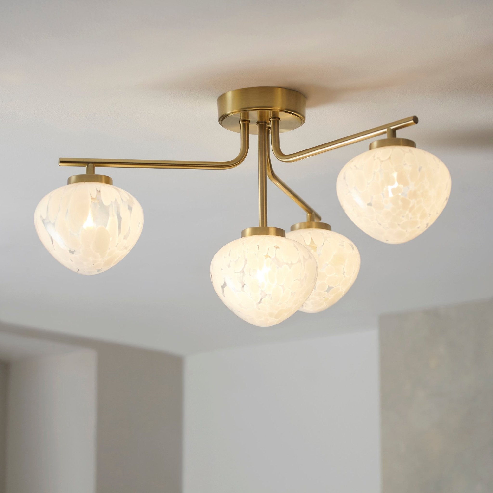 Luminosity Designs - Venice 4 Light Semi Flush - Luminosity Designs Ltd