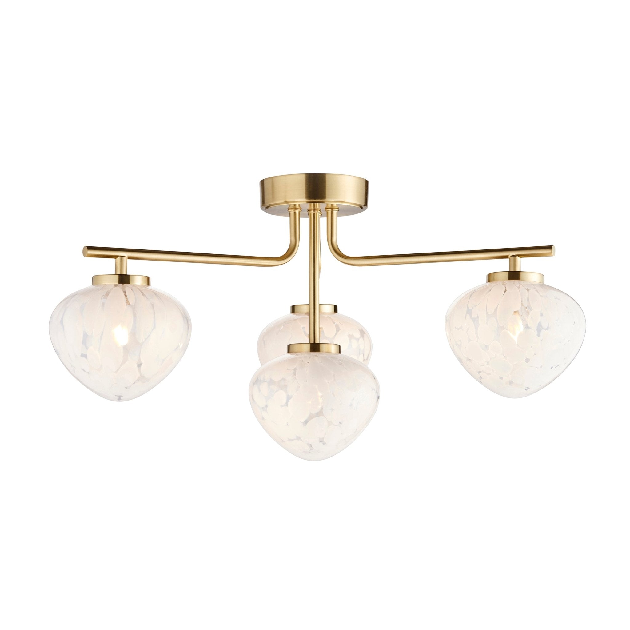 Luminosity Designs - Venice 4 Light Semi Flush - Luminosity Designs Ltd