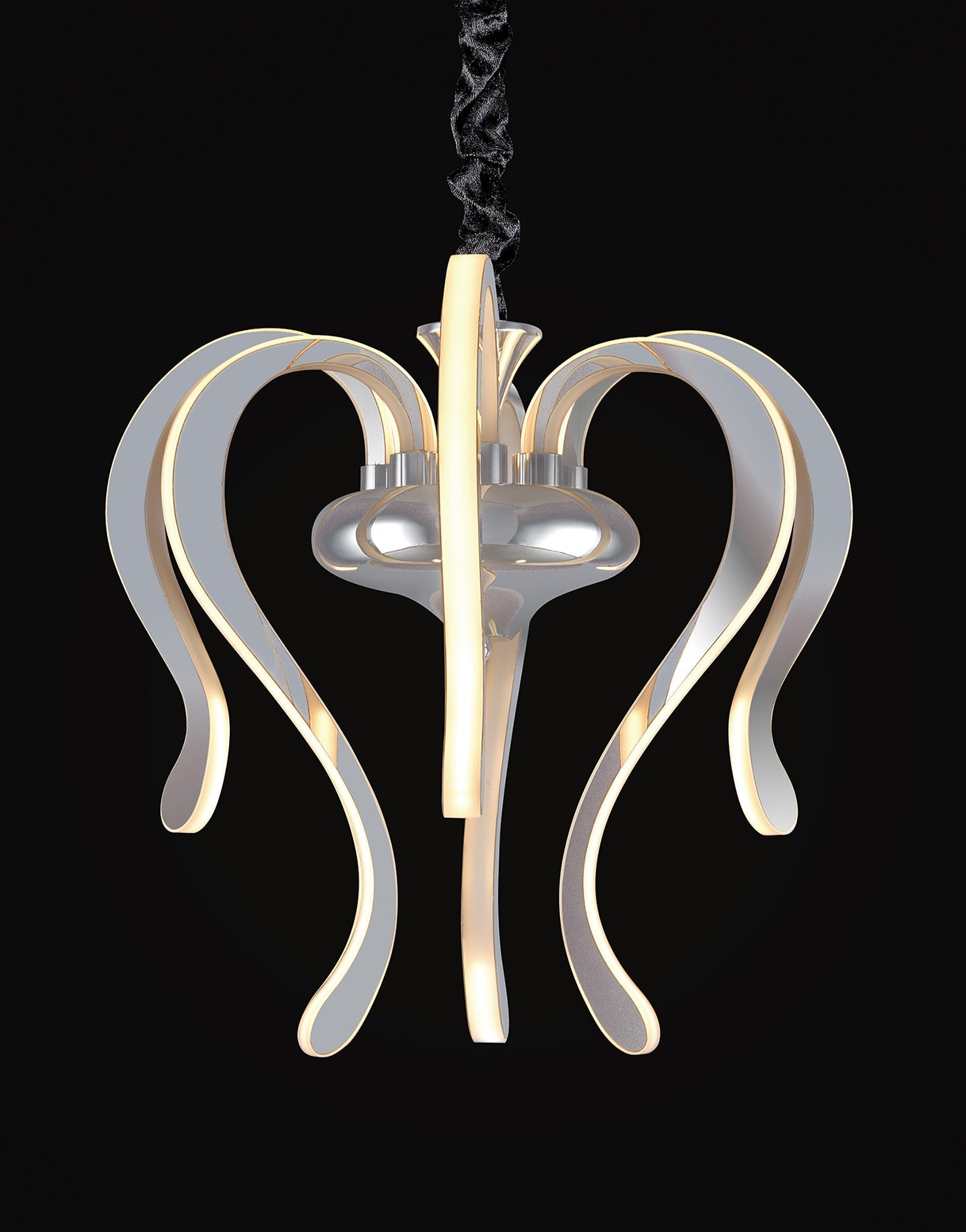 Mantra - Versailles Neon Chandelier - Lotus Edition - Luminosity Designs Ltd