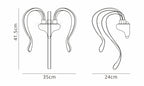 Mantra - Versailles Neon Wall Light - Lotus Edition - Luminosity Designs Ltd