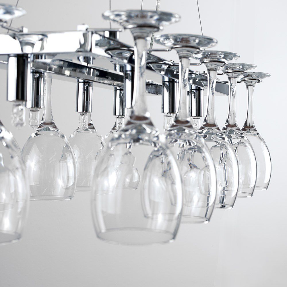 lse - Vino 'Wine Glass' Ceiling Island Light Fitting - Luminosity Designs Ltd