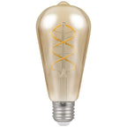 Crompton - Vintage Pear Spiral LED Filament Bulb - Luminosity Designs Ltd