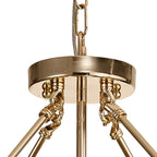 Diyas - Vivienne 4 Light Crystal Pendant / Semi Flush - Luminosity Designs Ltd