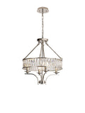 Diyas - Vivienne 4 Light Crystal Pendant / Semi Flush - Luminosity Designs Ltd