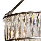 Diyas - Vivienne 4 Light Crystal Pendant / Semi Flush - Luminosity Designs Ltd