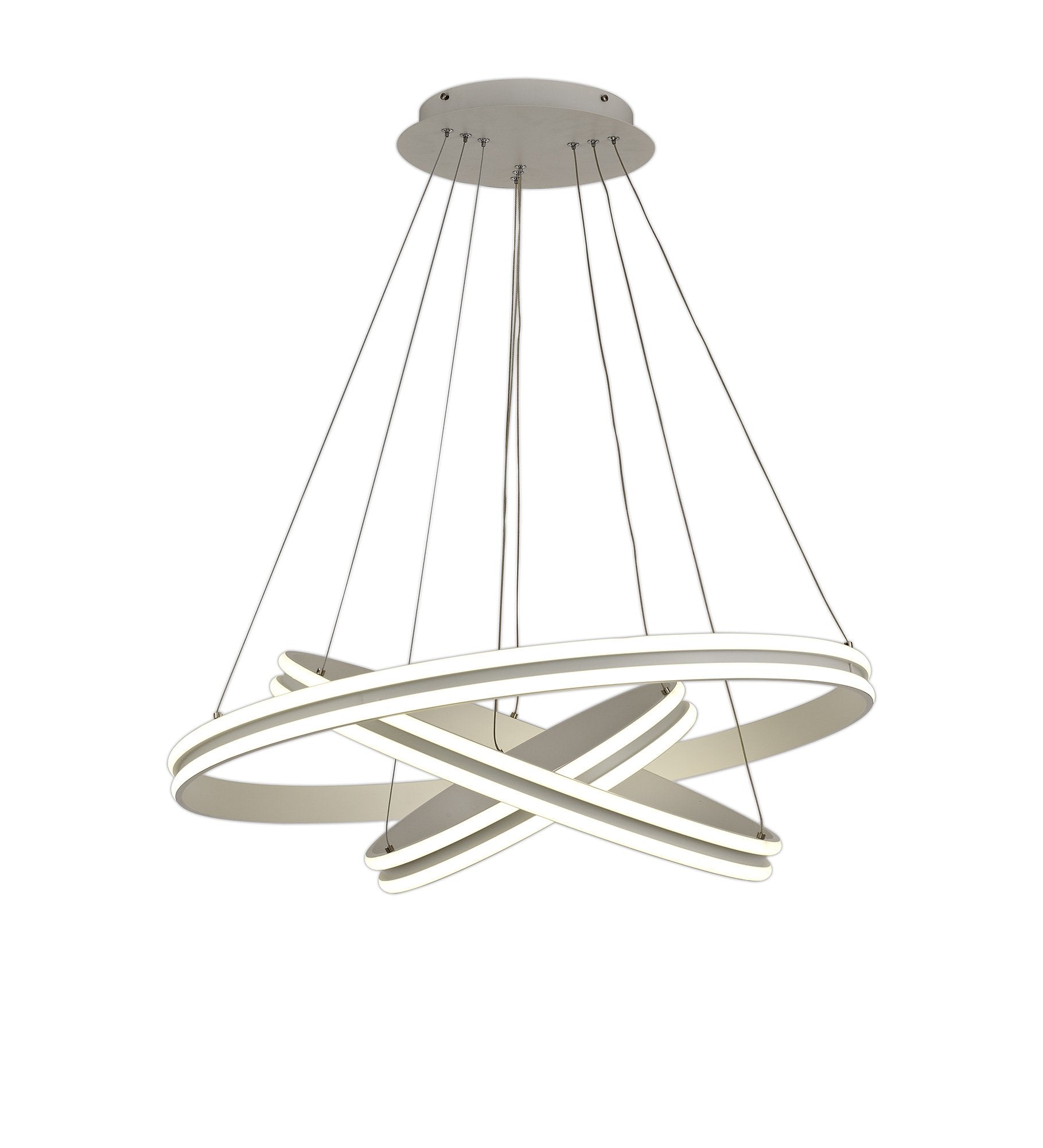 Serenity Futuristic Neon Chandelier