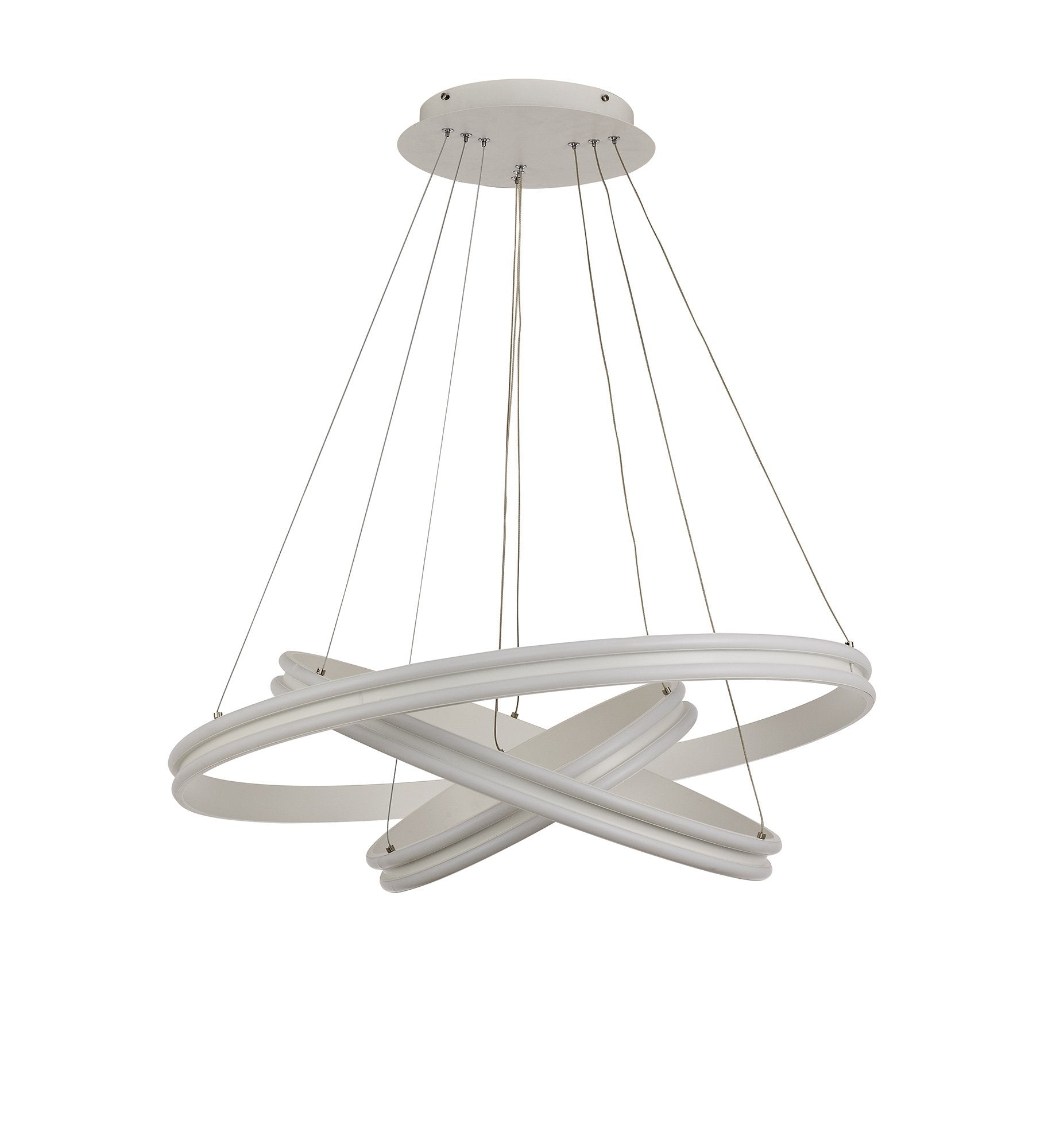 Serenity Futuristic Neon Chandelier