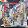 Luminosity Designs - Watercolour Victorian Christmas Cushion - Luminosity Designs Ltd