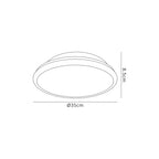 Luminosity Designs - Wendy Flush Ceiling Light - Luminosity Designs Ltd