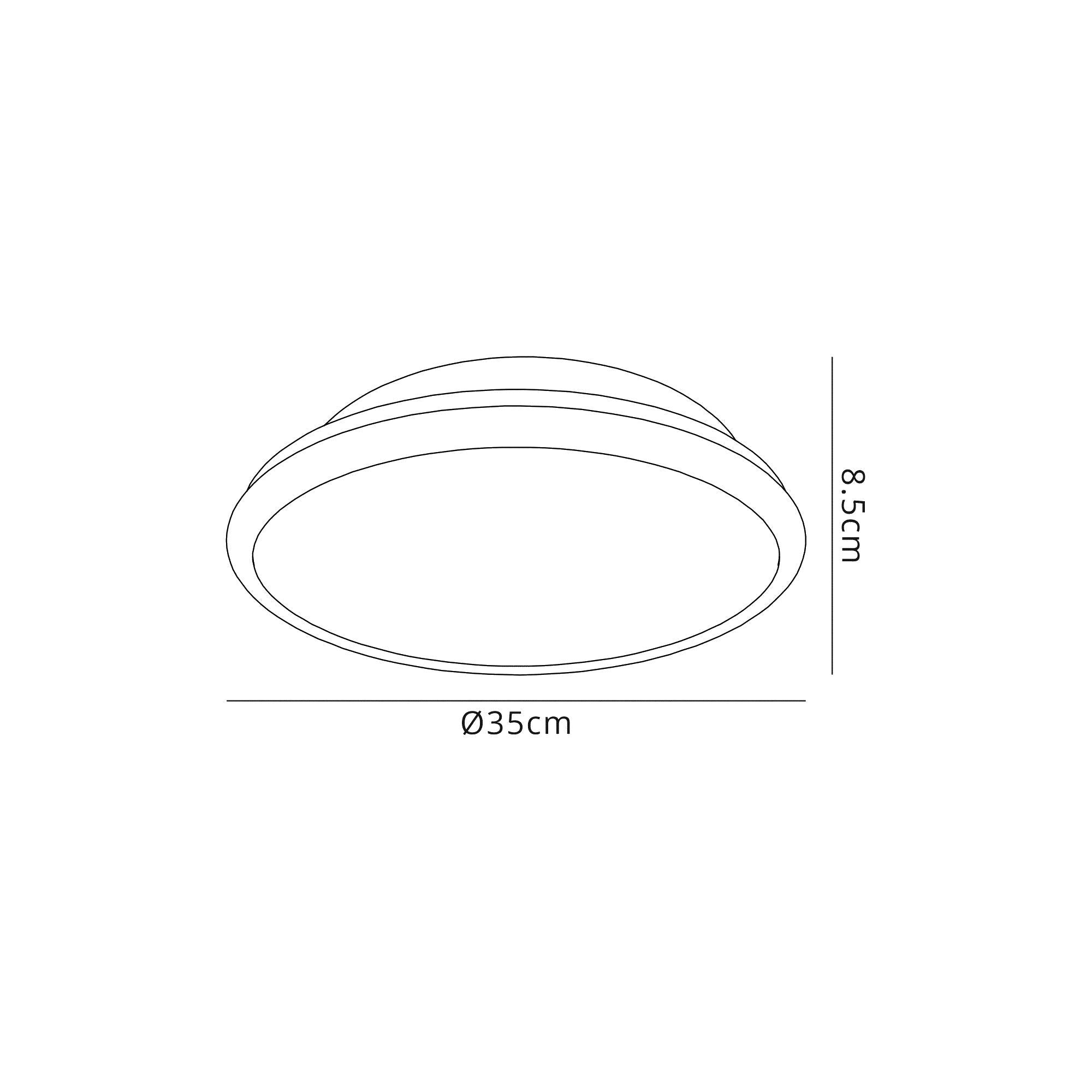Luminosity Designs - Wendy Flush Ceiling Light - Luminosity Designs Ltd