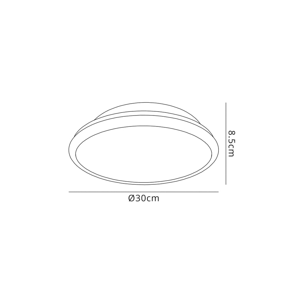 Luminosity Designs - Wendy Flush Ceiling Light - Luminosity Designs Ltd