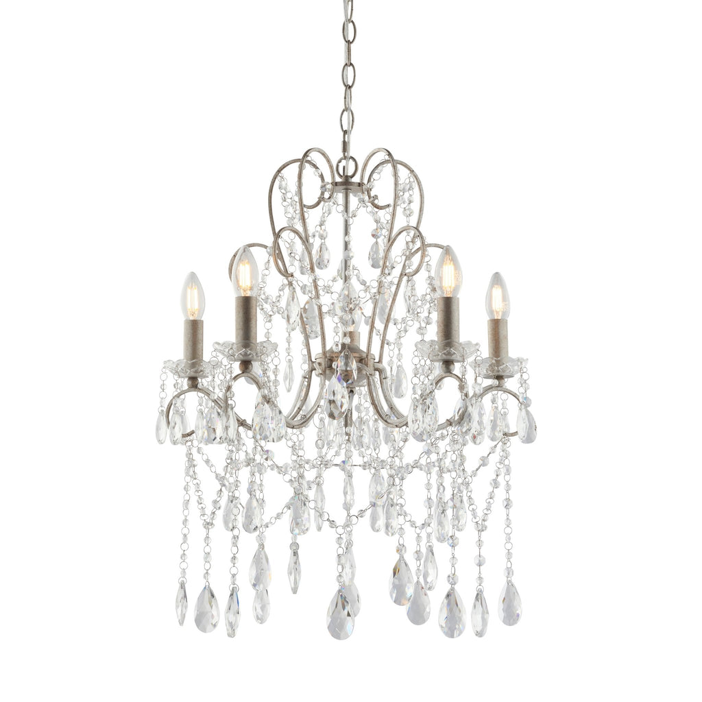 Luminosity Designs - Windsor 5 Light Aged Chandelier - Luminosity Designs Ltd